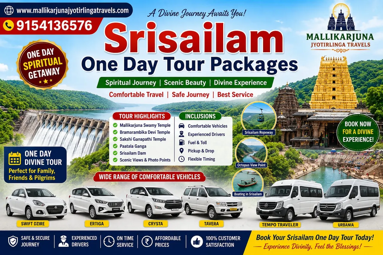 Srisailam One Day Tour Packages